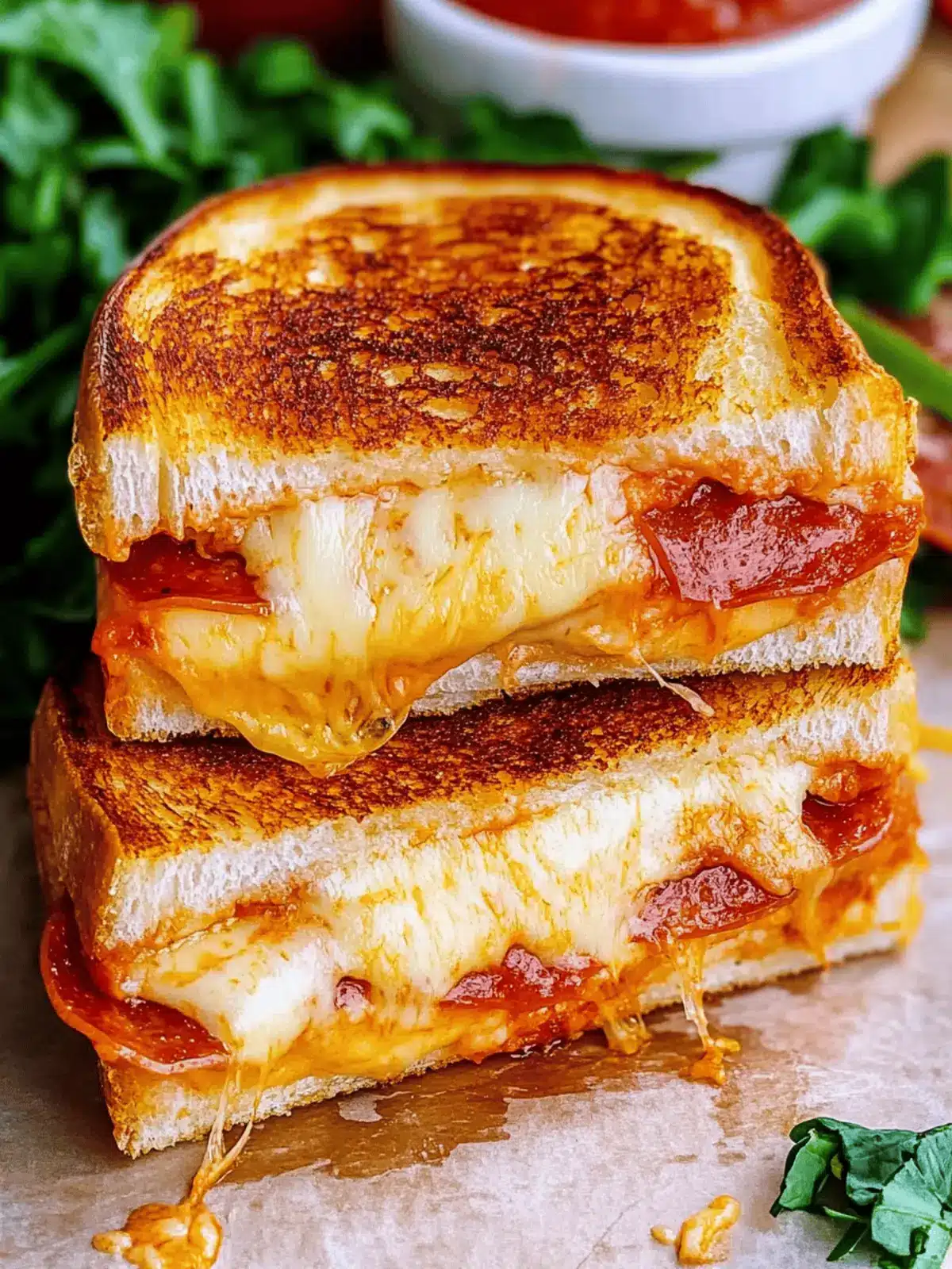 Pizza Grilled Cheese