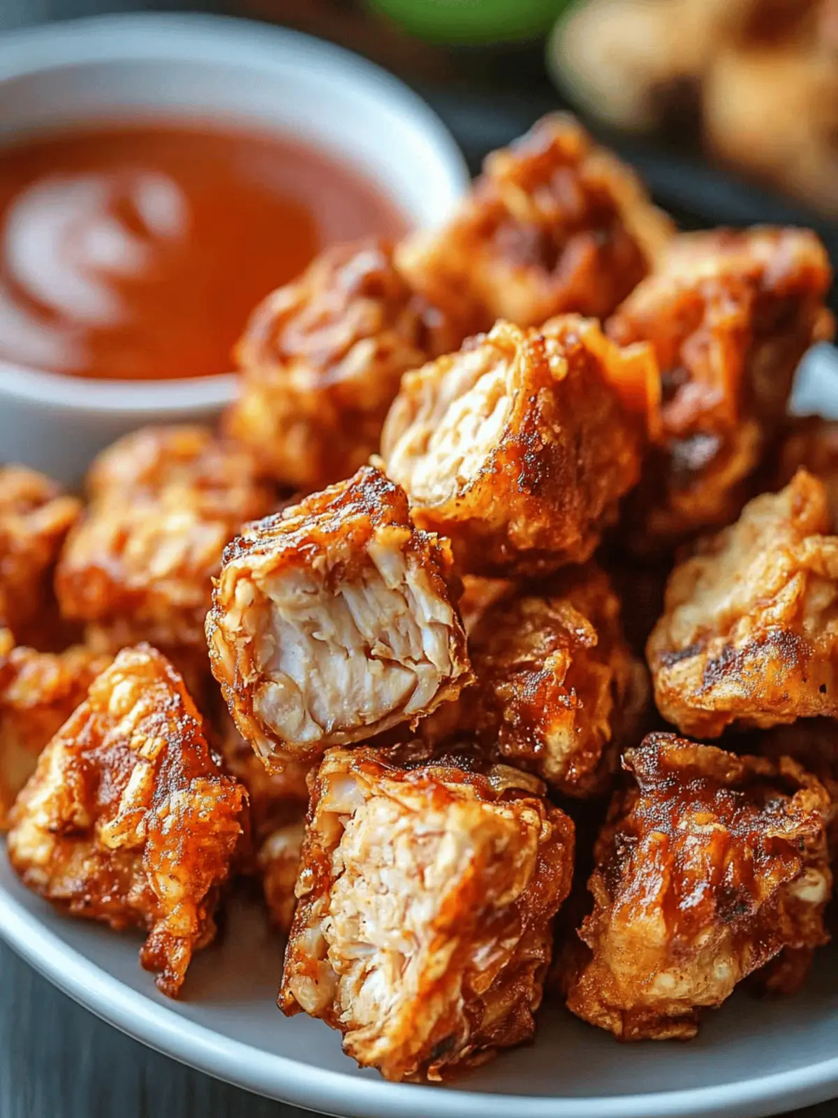 Vegan Spicy Chicken Fried Jackfruit