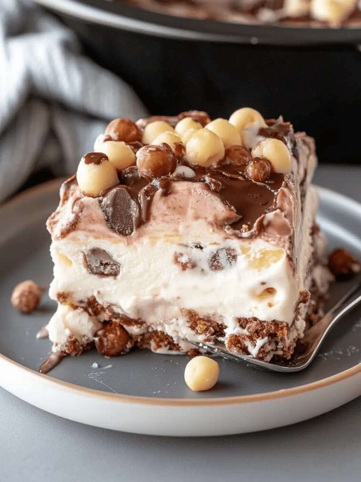 Buster Bar Ice Cream Cake