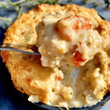 Cheddar Bay Biscuit Seafood Pot Pie
