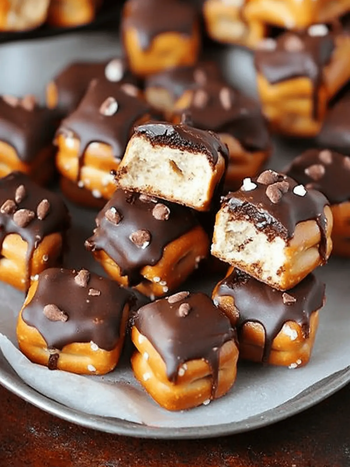 Cookie Dough Pretzel Bites