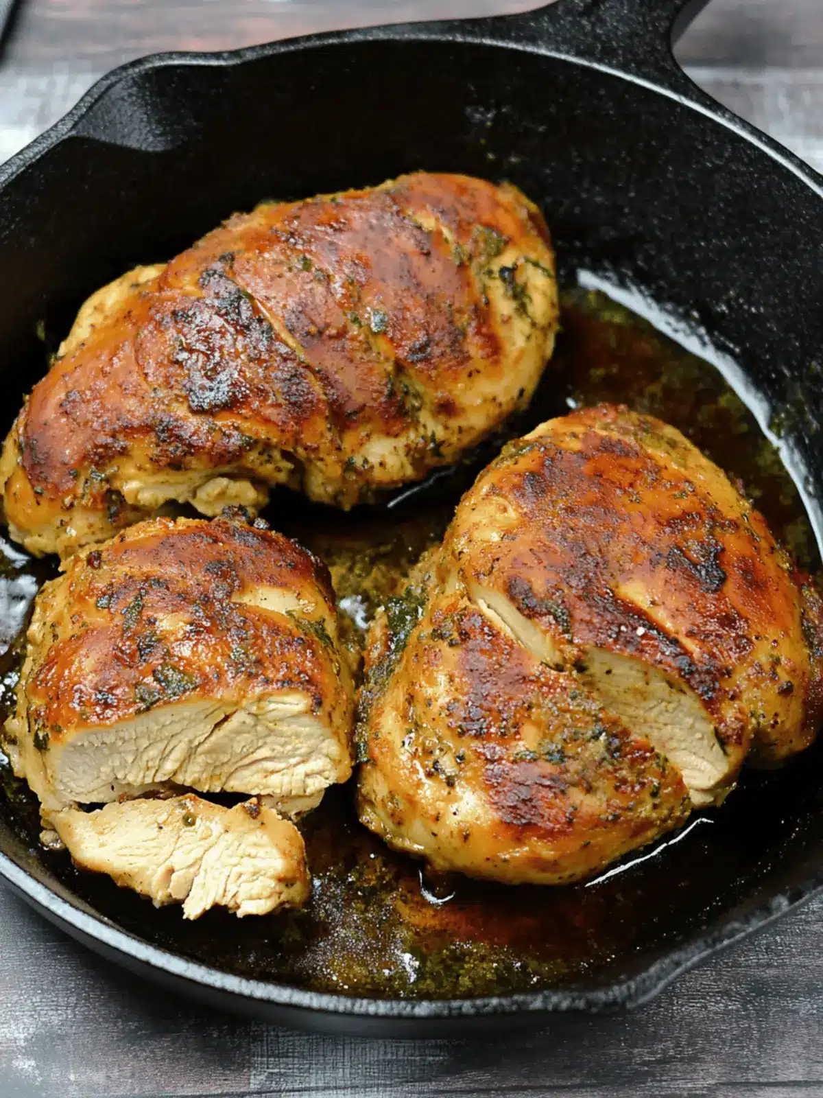 Cast Iron Skillet Chicken Breasts