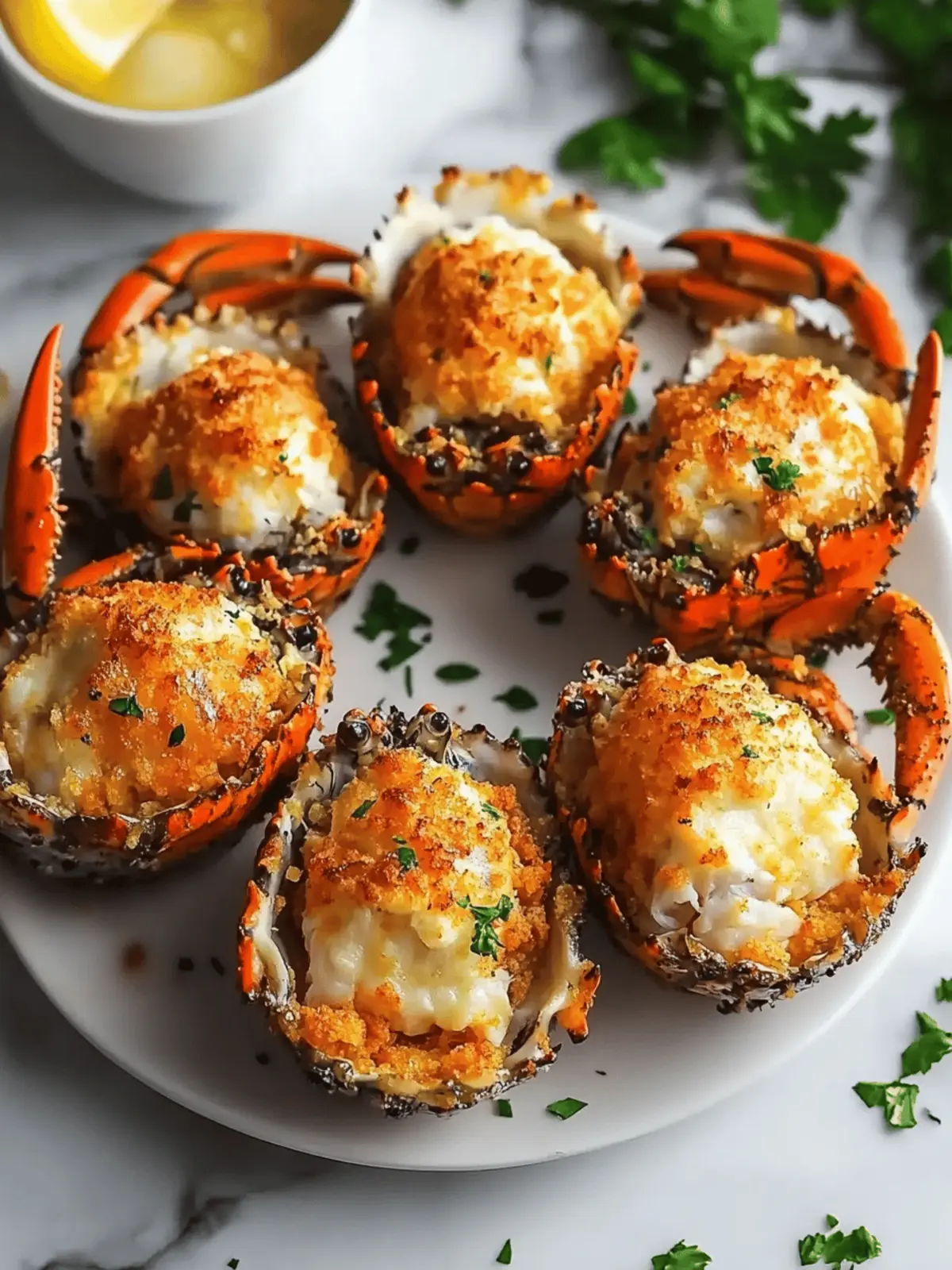 Seafood Stuffed Crab