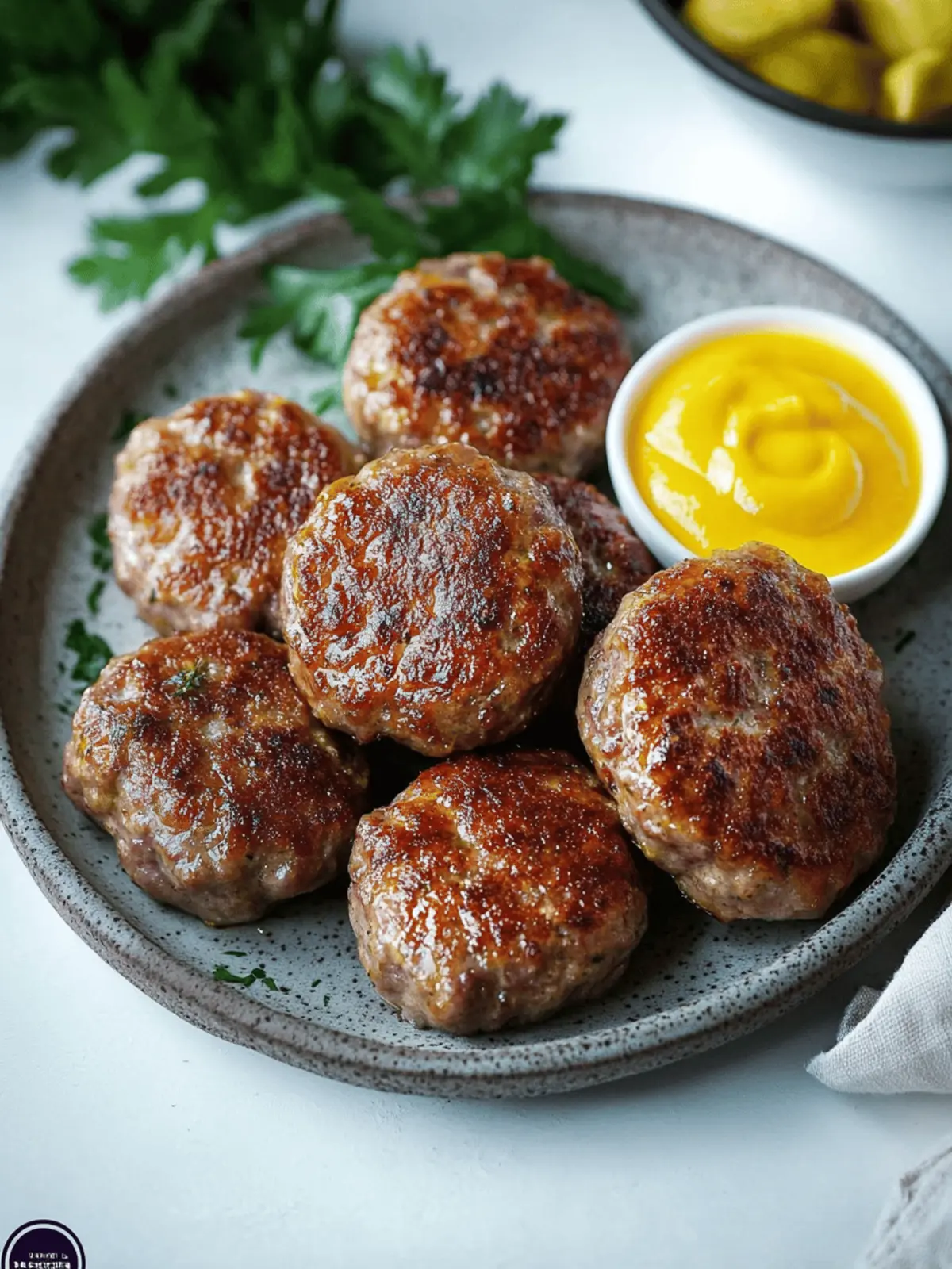 Authentic German Frikadellen