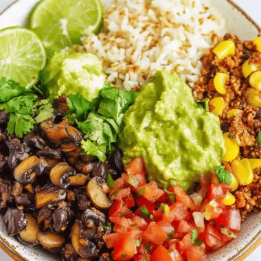 Mushroom Burrito Bowl