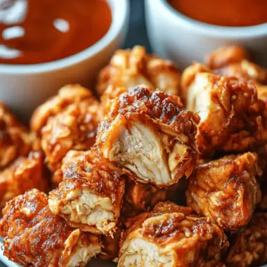 Vegan Spicy Chicken Fried Jackfruit