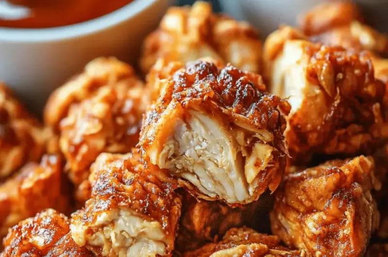 Vegan Spicy Chicken Fried Jackfruit