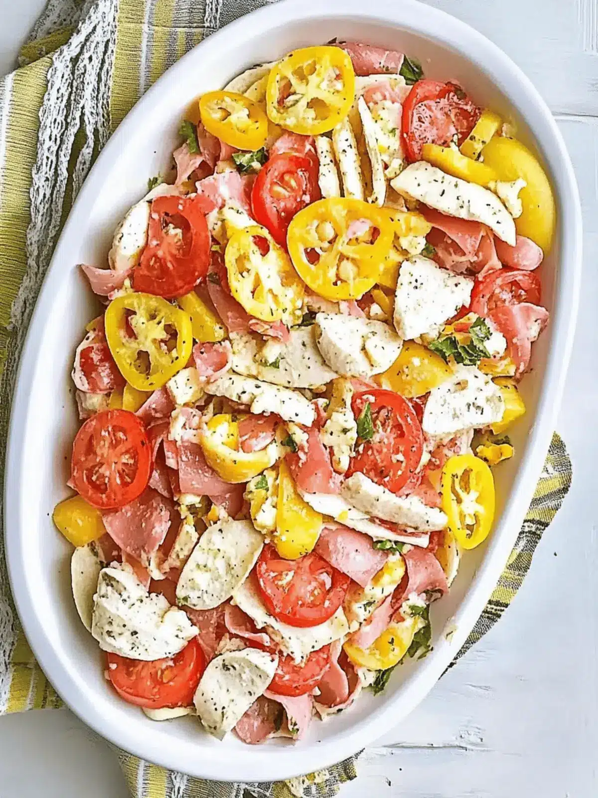 Italian Sub Salad Two Ways