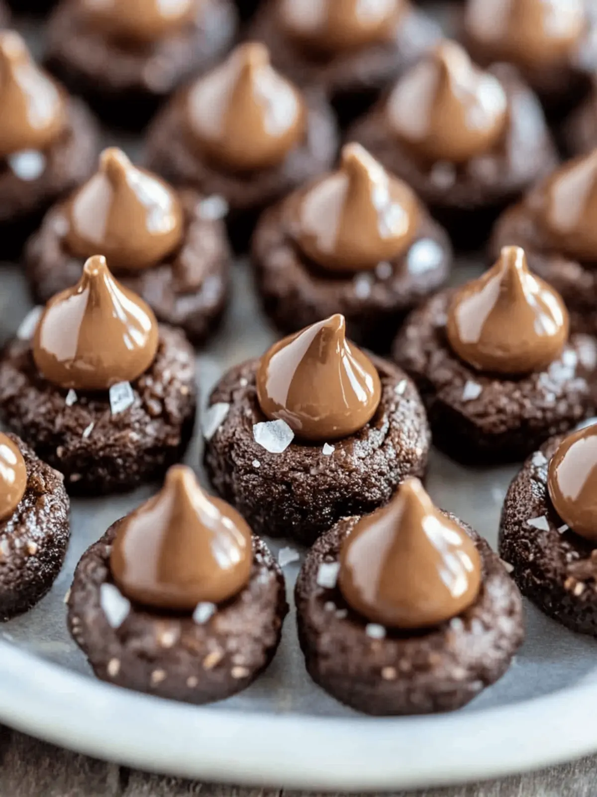 Chocolate Caramel Blossoms