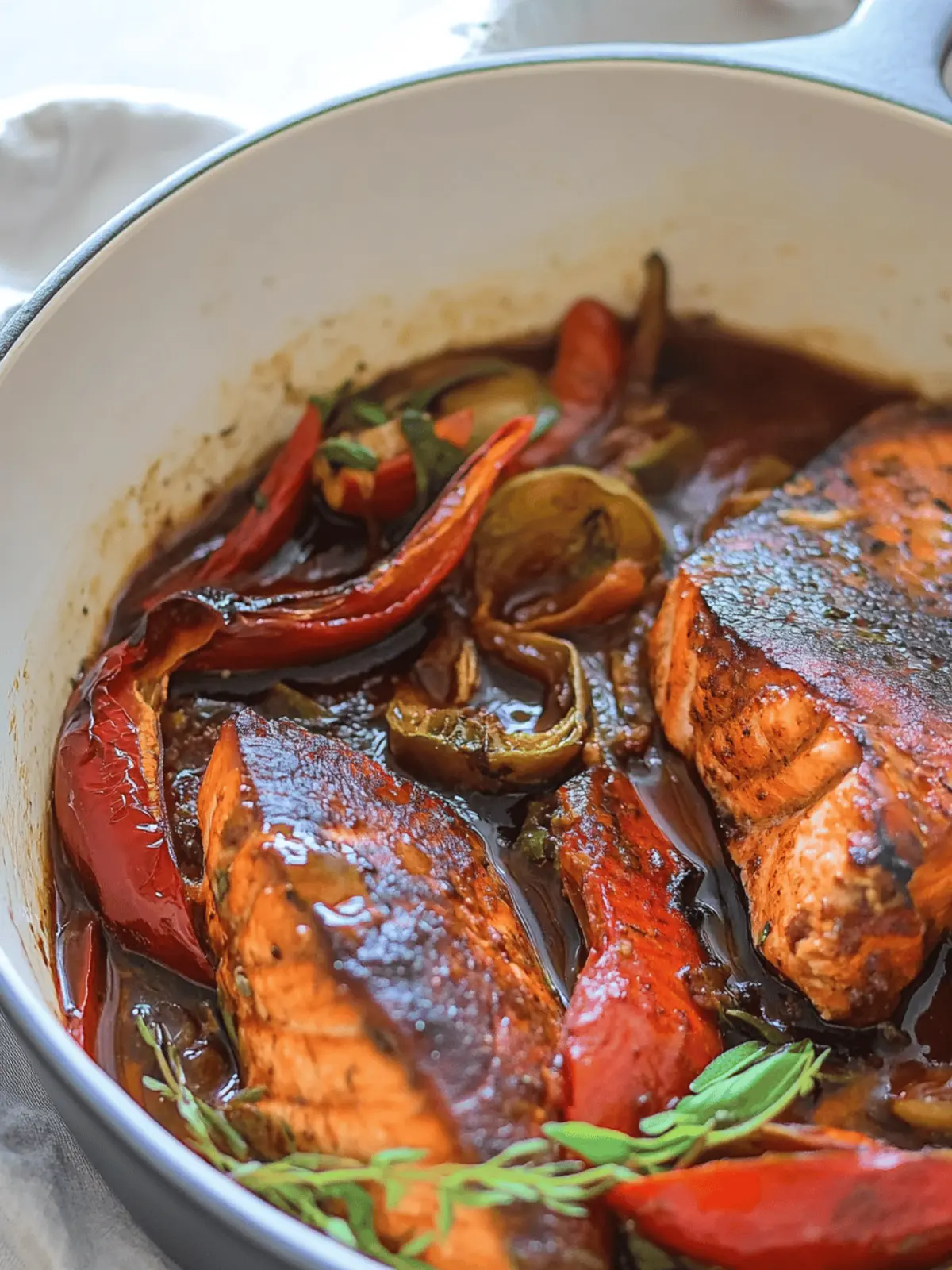 Brown Stew Salmon