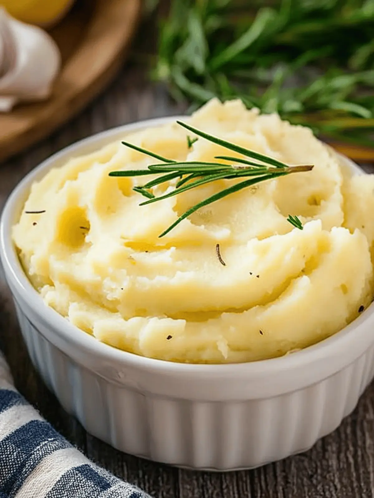 Garlic Rosemary Mashed Potatoes