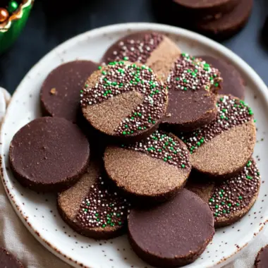 Chocolate Shortbread Cookies
