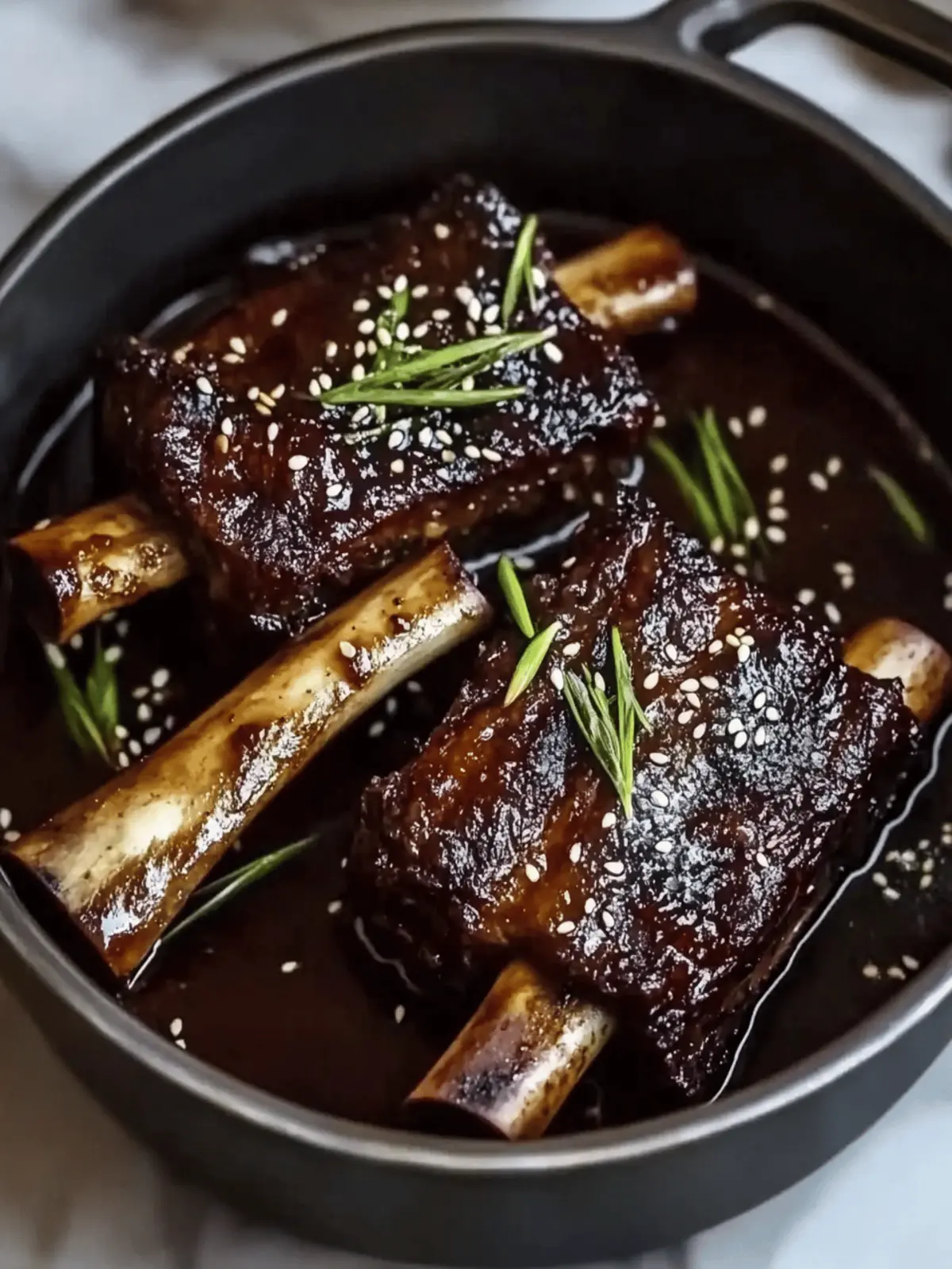 Ginger Miso Braised Short Ribs