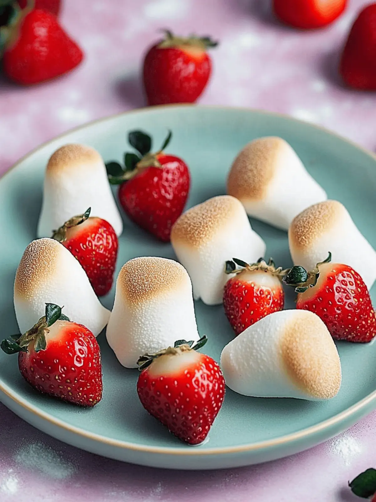 Toasted Marshmallow Strawberries