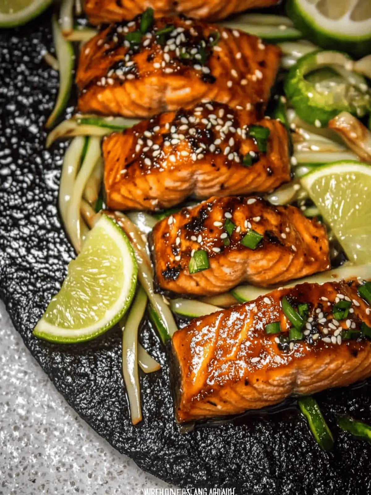 Low Carb Ginger Sesame Salmon
