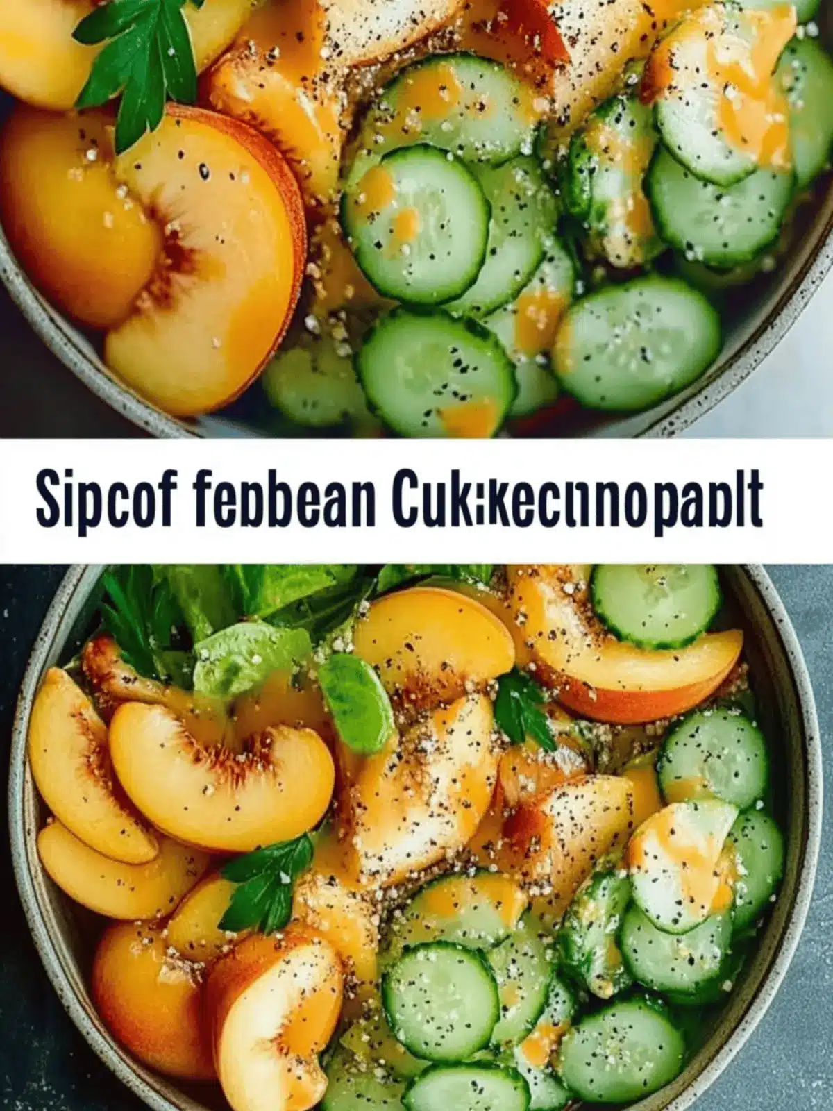 Spicy Peach Cucumber Salad: A Sweet and Sizzling Summer Treat 2 Spicy Peach Cucumber Salad