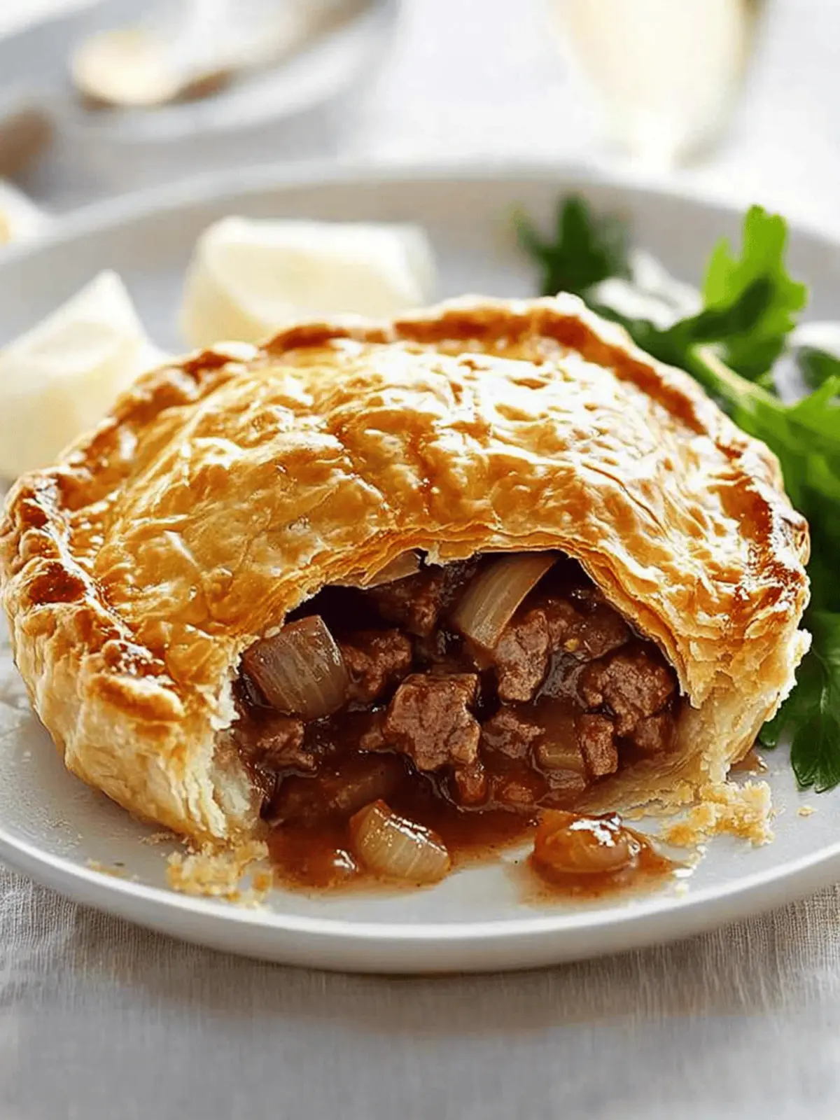 Steak And Onion Pie