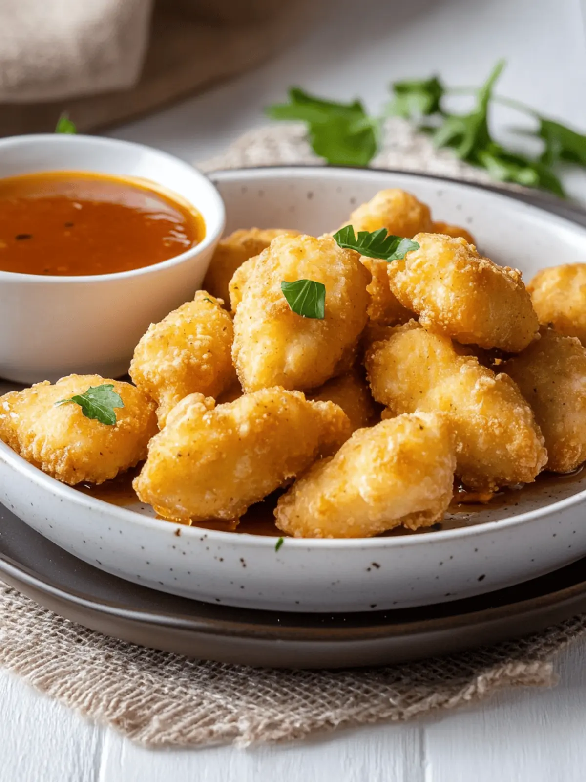 Pickle Brined Chicken Nuggets