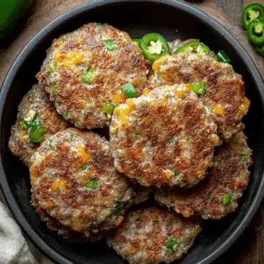 Jalapeno Cheese Sausage Patties