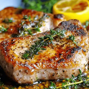Juicy Oven Baked Pork Chops