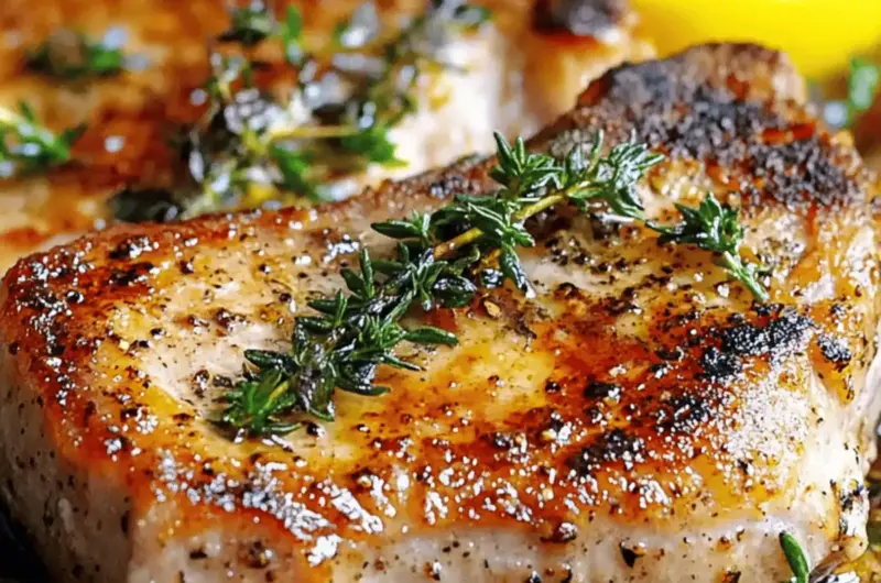Juicy Oven Baked Pork Chops