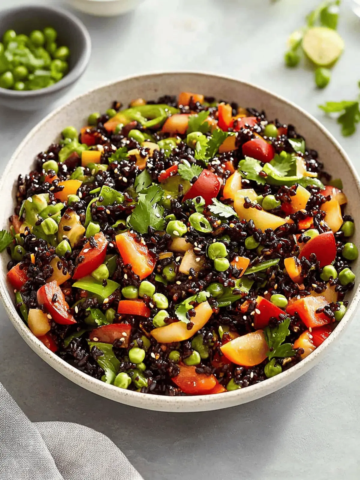 Asian Black Rice Salad