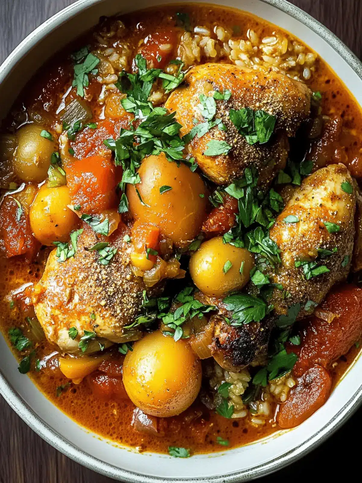 Moroccan Chicken Stew