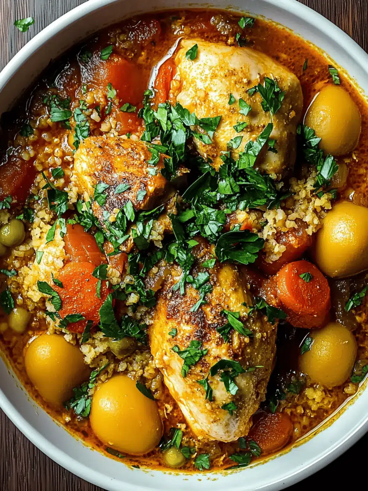 Moroccan Chicken Stew