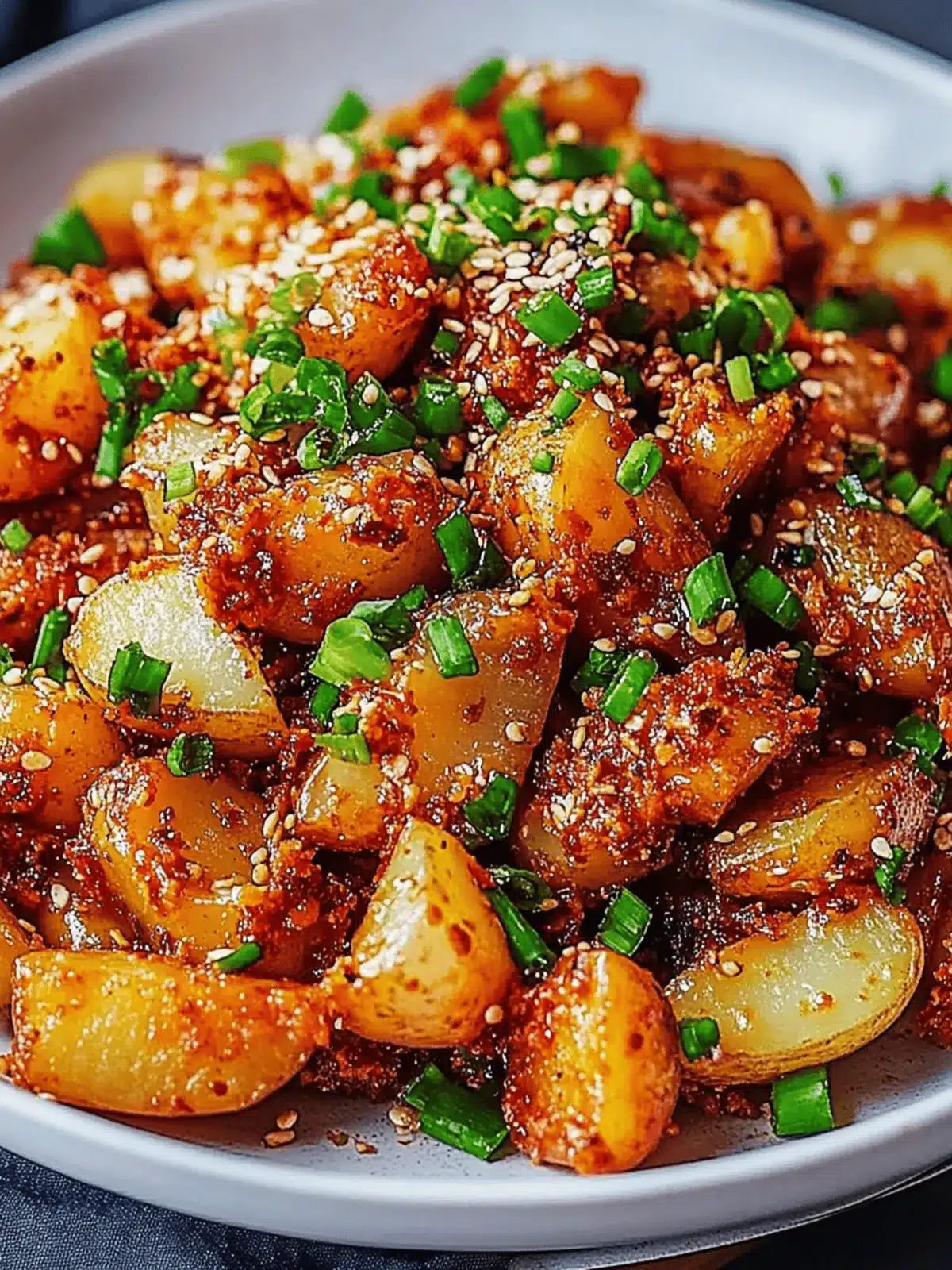 Crispy Korean Potato Dish