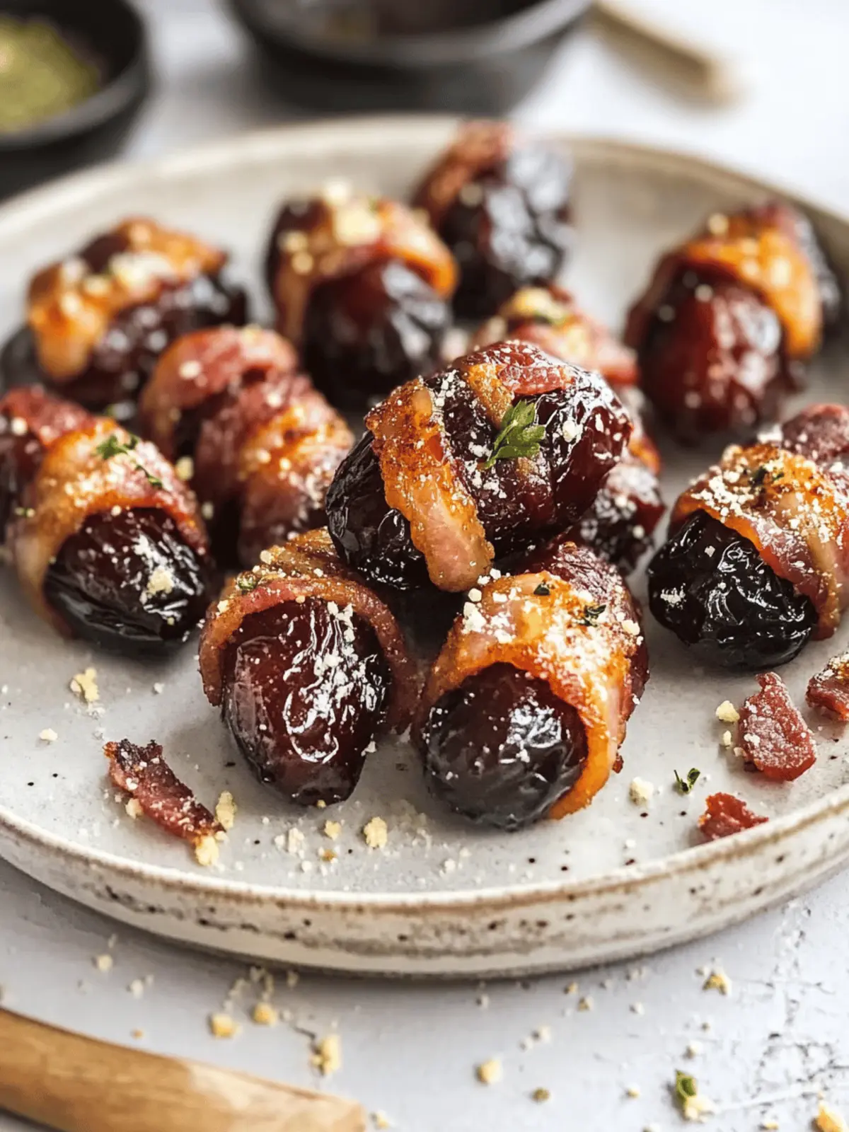 Candied Bacon Dates