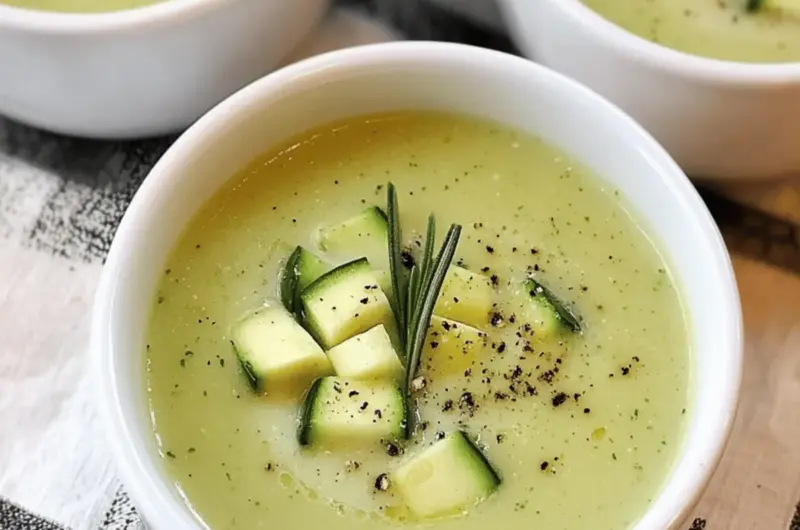 Zucchini and Rosemary Soup
