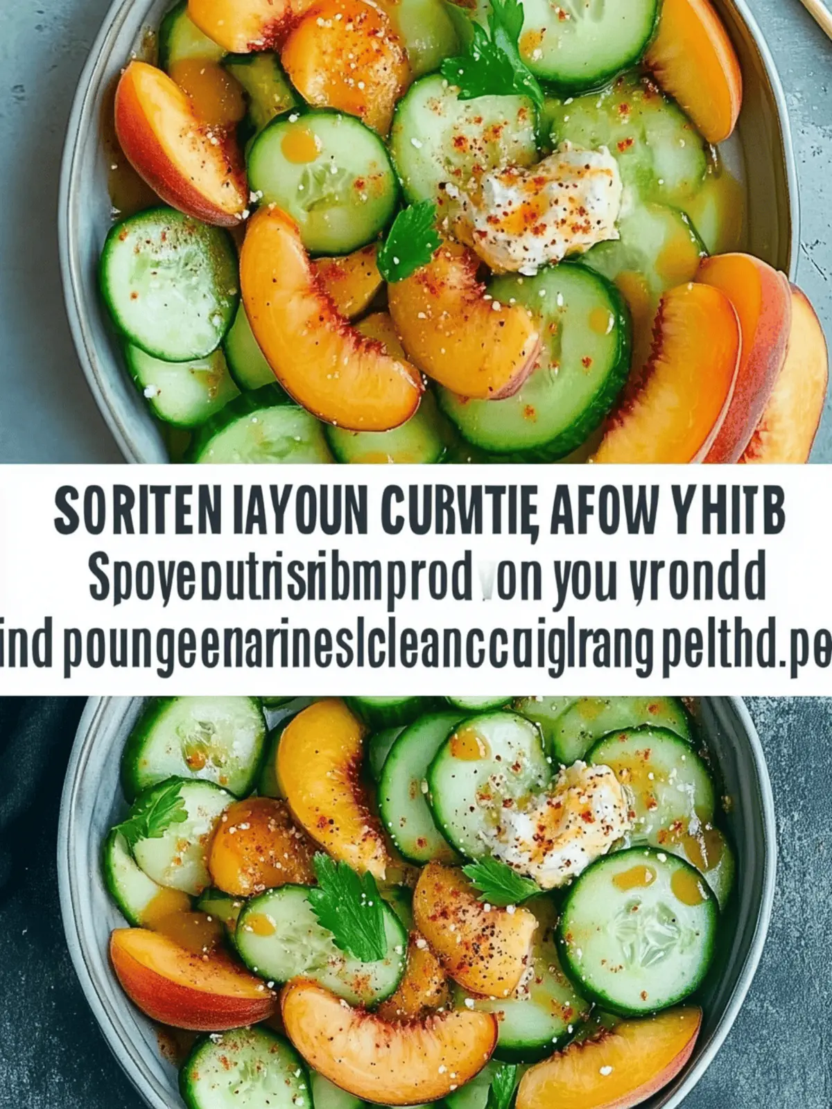 Spicy Peach Cucumber Salad: A Sweet and Sizzling Summer Treat 5 Spicy Peach Cucumber Salad