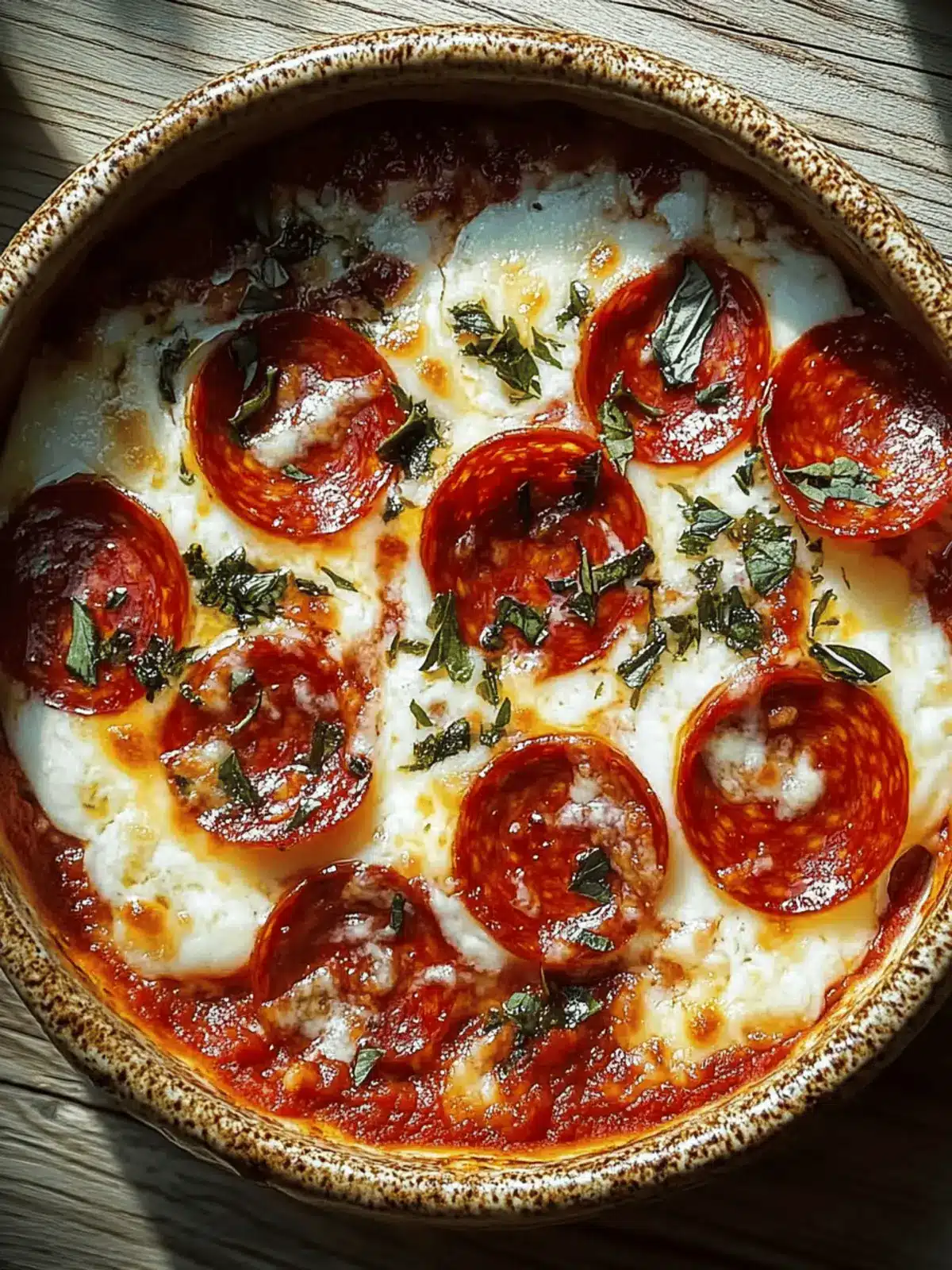 Cottage Cheese Pizza Bowl