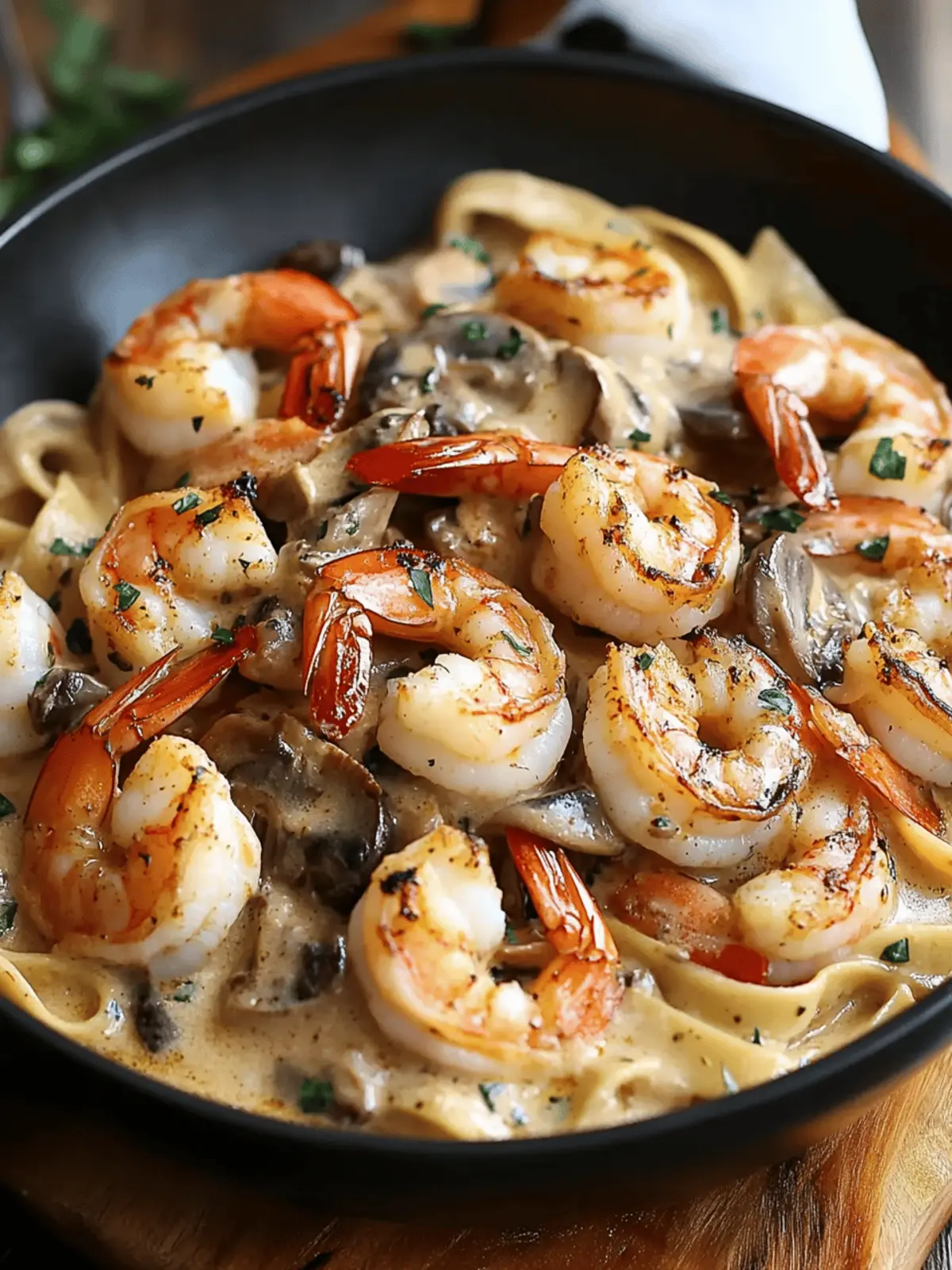 Blackened Shrimp Stroganoff