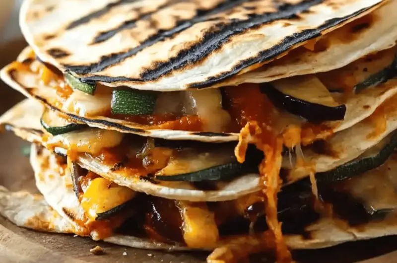Grilled Vegetable Vegan Quesadillas