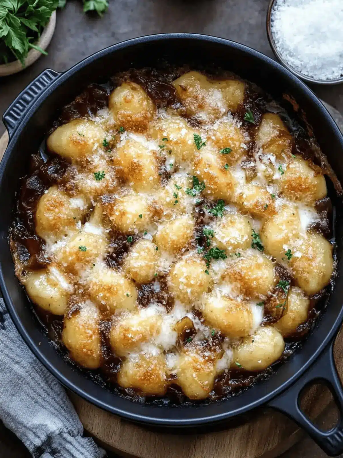 French Onion Gnocchi
