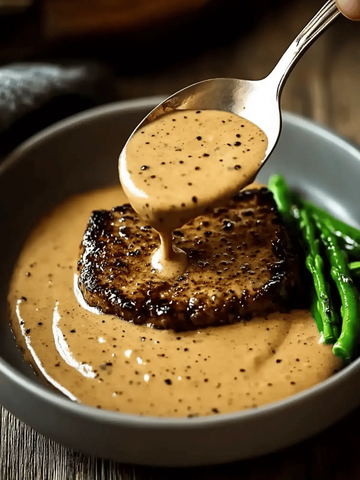 Classic Peppercorn Sauce