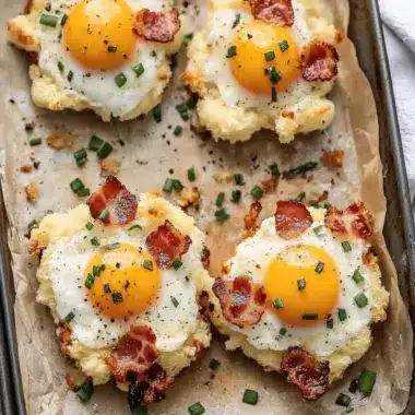 Bacon Parmesan & Chive Egg Clouds