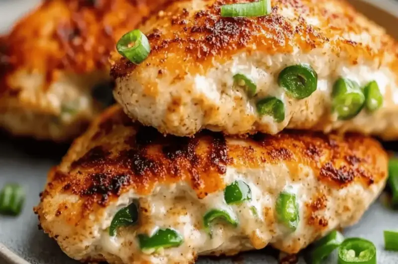 Jalapeño Cream Cheese Stuffed Chicken