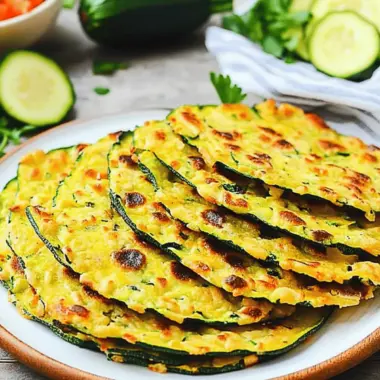 Soft Zucchini Taco Shells