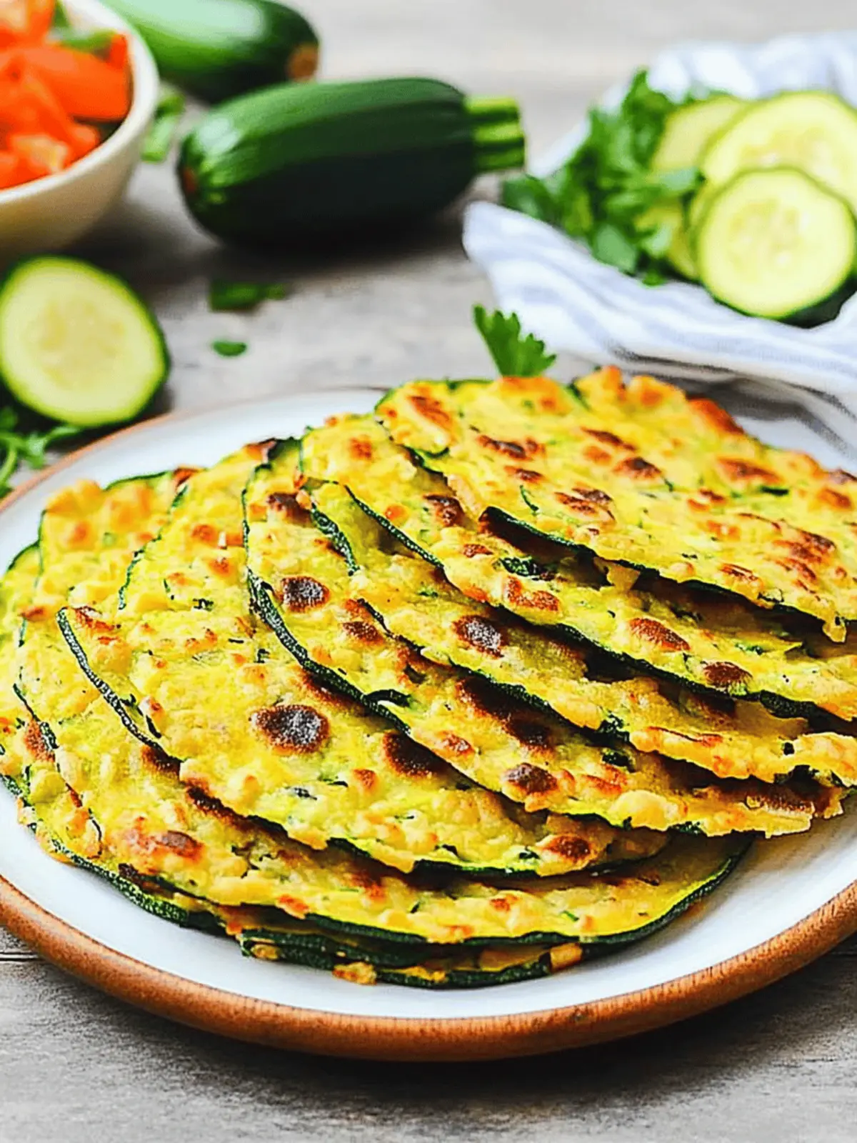 Soft Zucchini Taco Shells