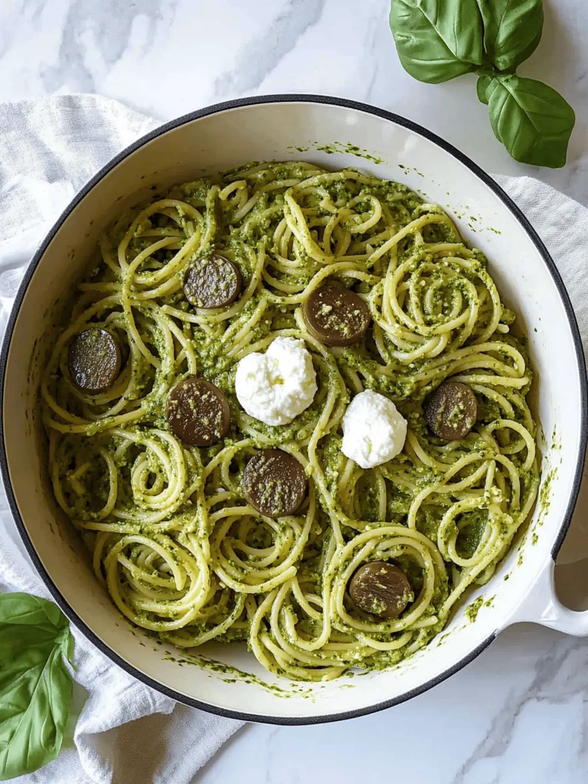 Pesto Ricotta Pasta