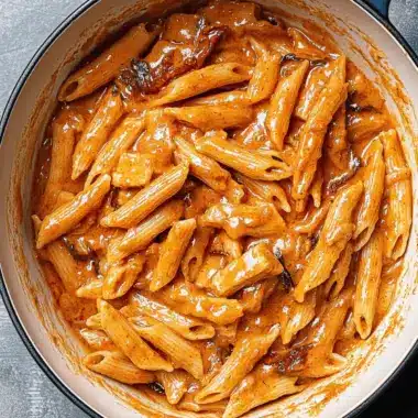 Scissor Cut Tofu Pasta With Creamy Gochujang Sauce
