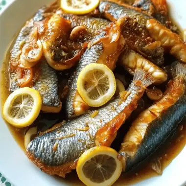 Milkfish in Soy-Lemon Sauce