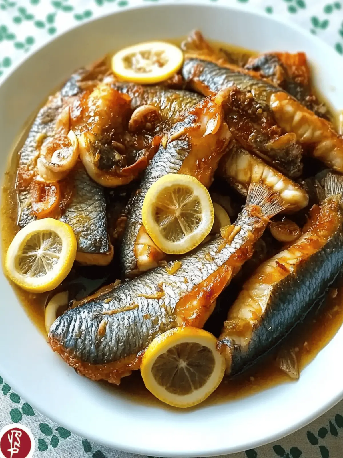Milkfish in Soy-Lemon Sauce