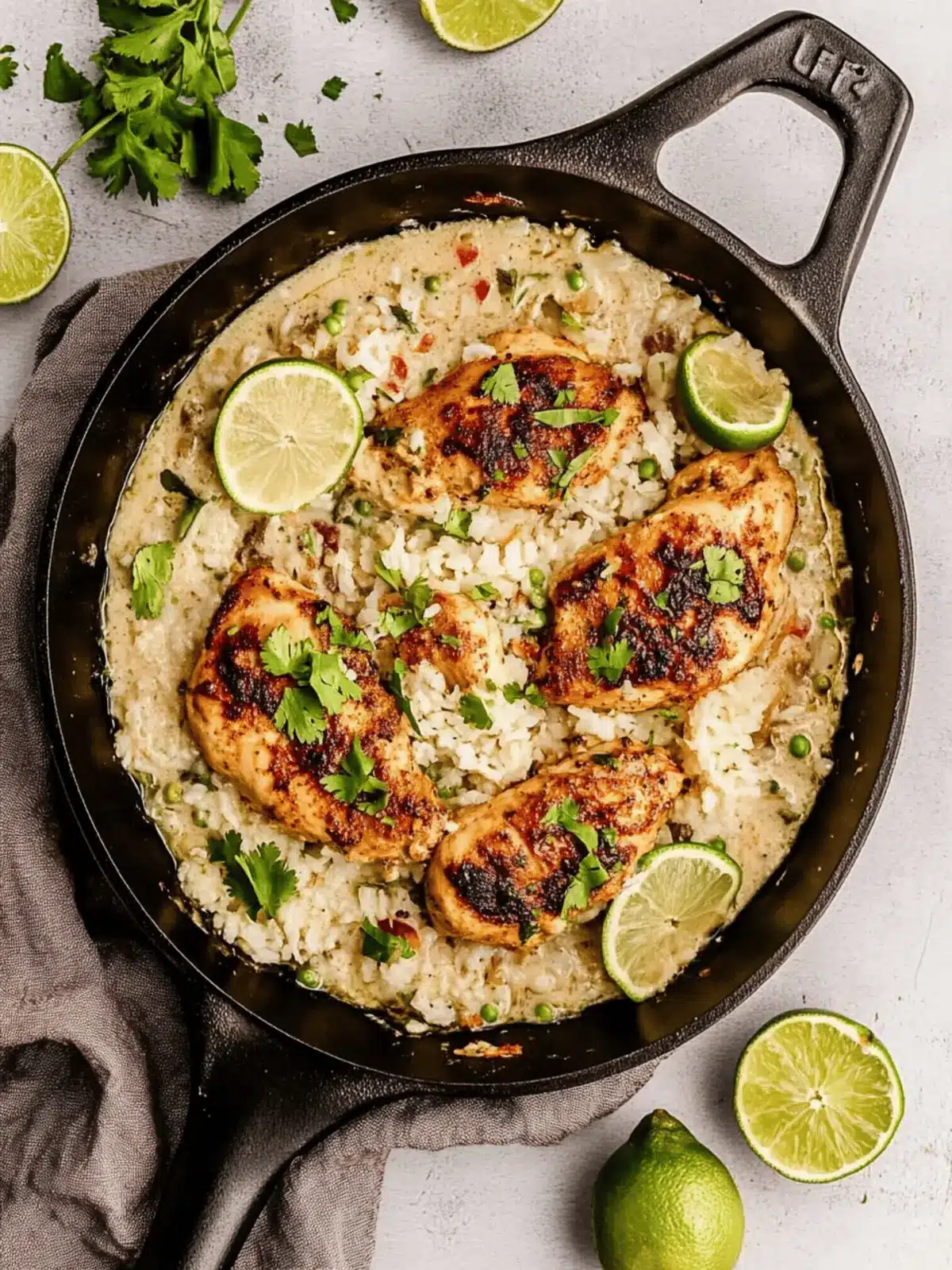 Coconut Lime Chicken Skillet