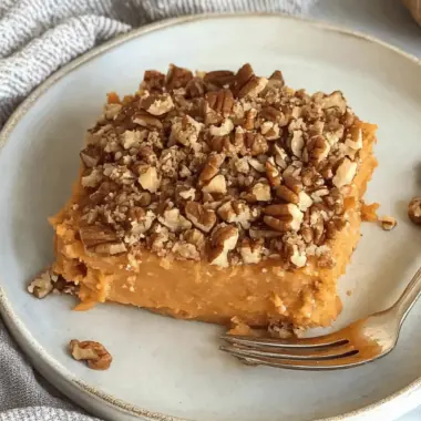 Sweet Potato Casserole with Pecans