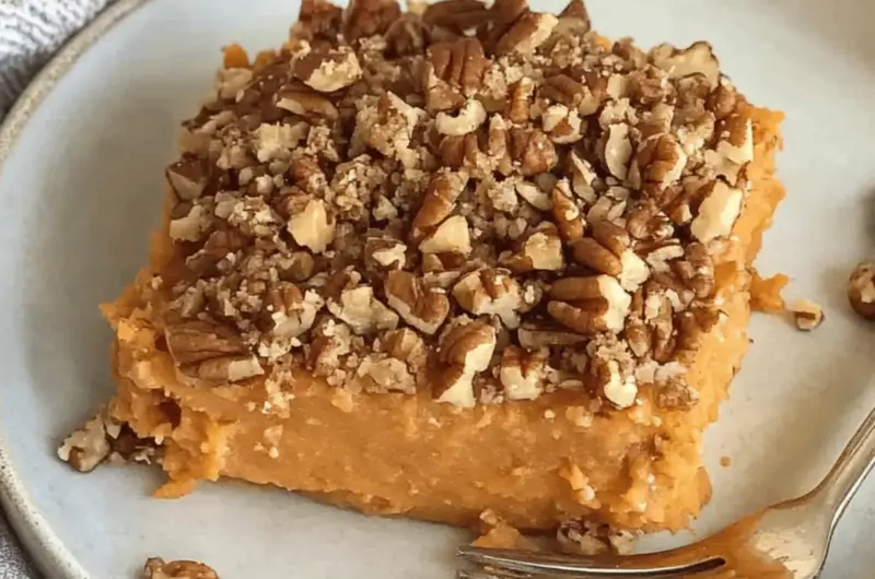 Sweet Potato Casserole with Pecans