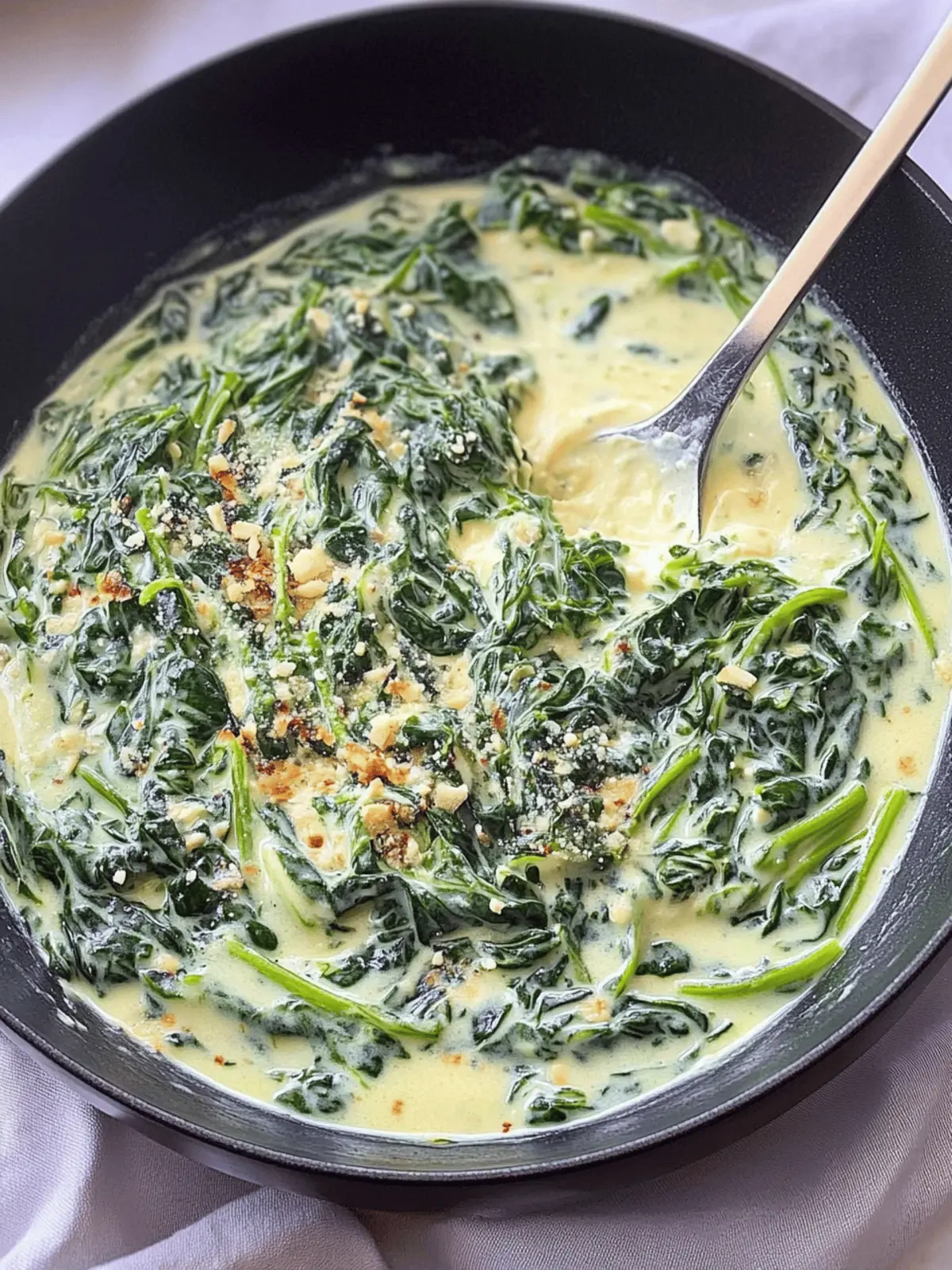 Keto Creamed Spinach with Boursin