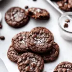 Salted Espresso Brownie Cookies